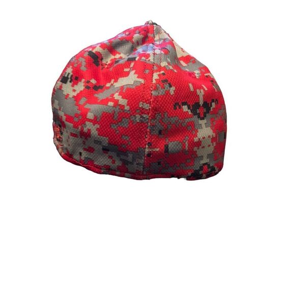 OC Sports MWS Series Men's Red Camo Fitted Orem Owlz Baseball Cap XL - Picture 6 of 15